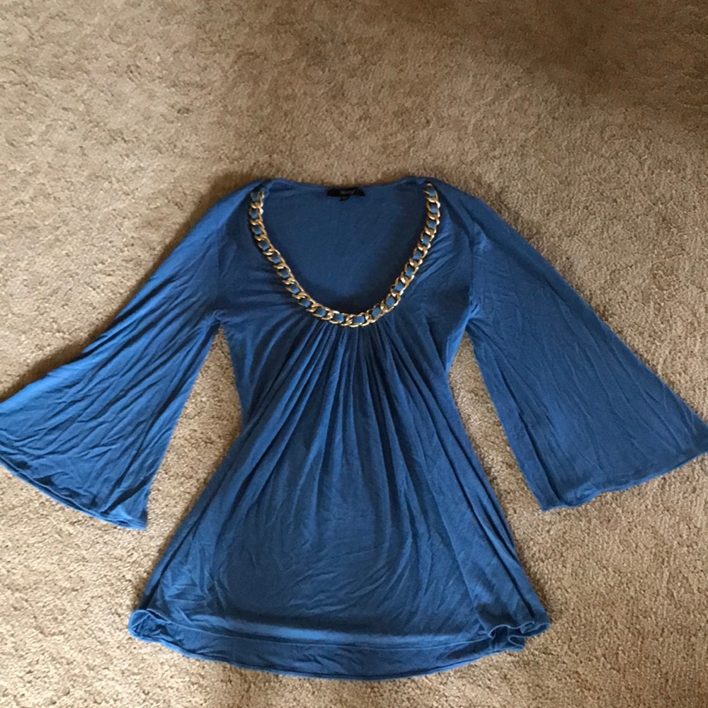 ⭐️Sky Blouse⭐️ Three-Quarter Sleeves XS